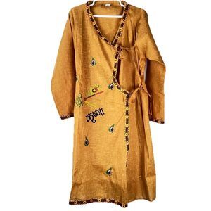 Boy's Designer Embroidered Kids Handmade Brocade Kurta With  Indian